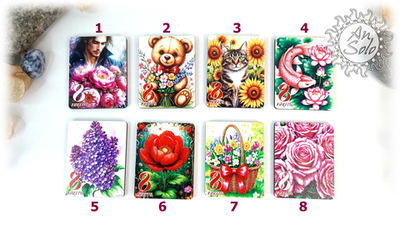 Магниты на 8 марта в ассортименте