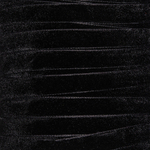 Лента бархатная, 12мм, оттенок "Черный"