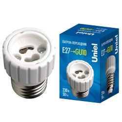 LH27-GU10L переходник с цоколя Е27 на GU10. Материал корпуса PBT