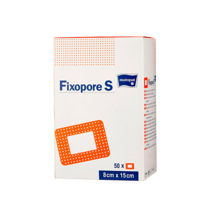 Пластырь повязка Fixopore S послеоперационная, стерильная 15 х 8 см,упак. 50шт.