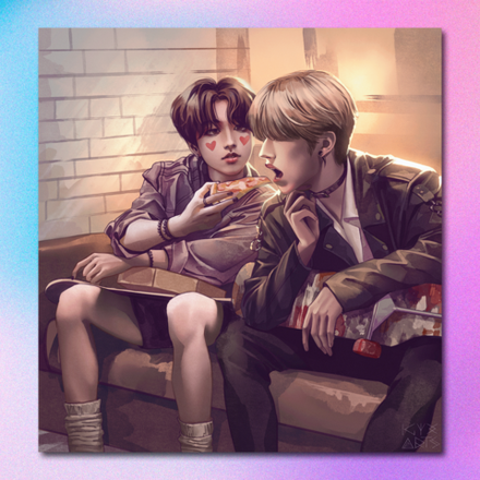 Арт принт / igyx_art / STRAY KIDS / Минсоны #10