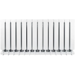 Радиатор биметаллический STOUT Space 500 - 14 секций (подключение боковое, цвет белый)