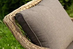 "Гранд Латте" лаунж-зона из искусственного ротанга, цвет соломенный