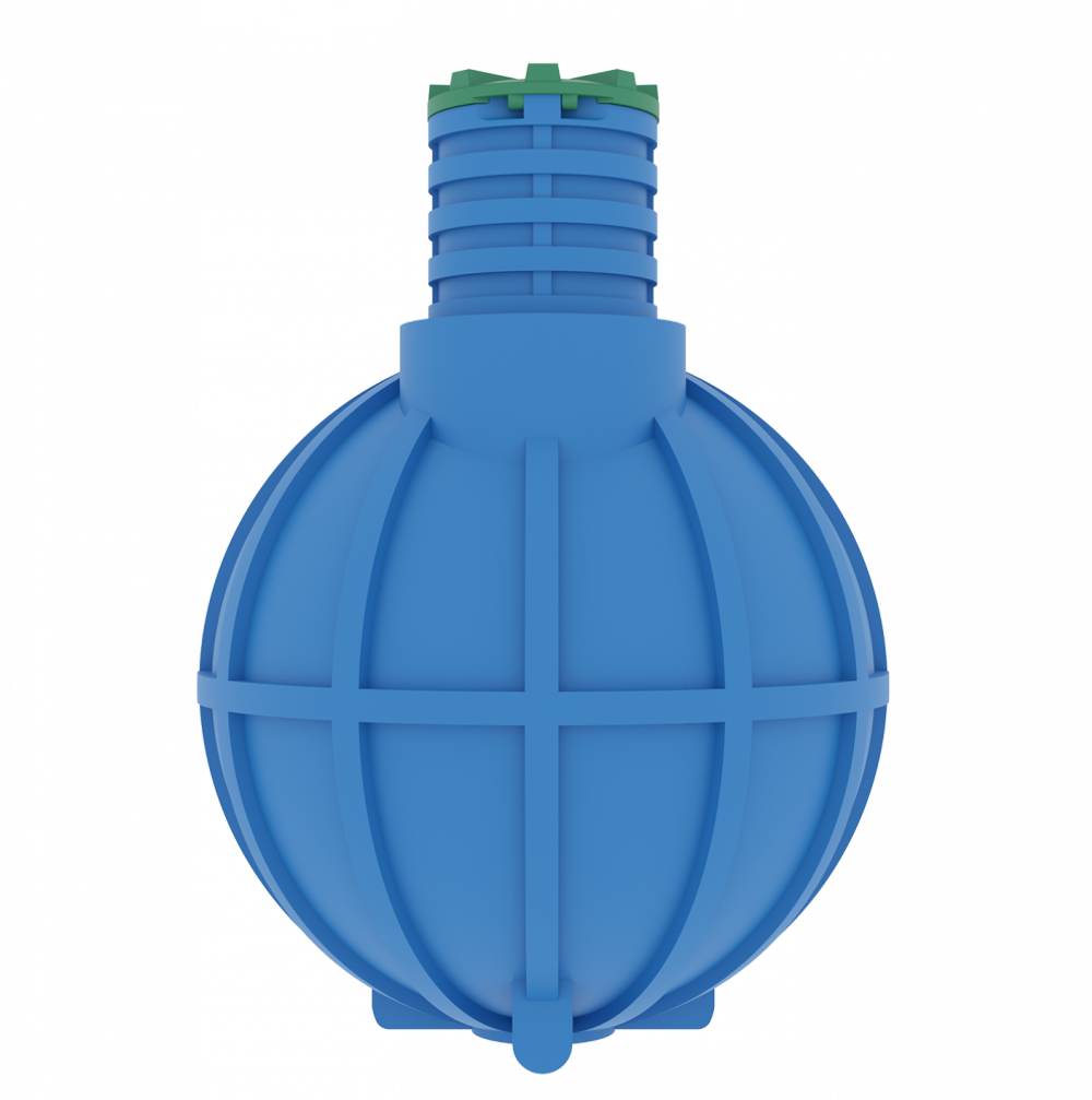 Емкость  подземная для питьевой воды Мультпласт B30 30000 л. горизонтальная (7960x2400x2400см;1080кг;синий) - арт.555434.43