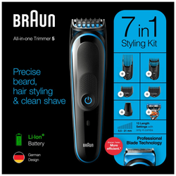 Braun триммер для бороды и усов, для стрижки MGK5245 + Бритва Gillette, 2 кассеты