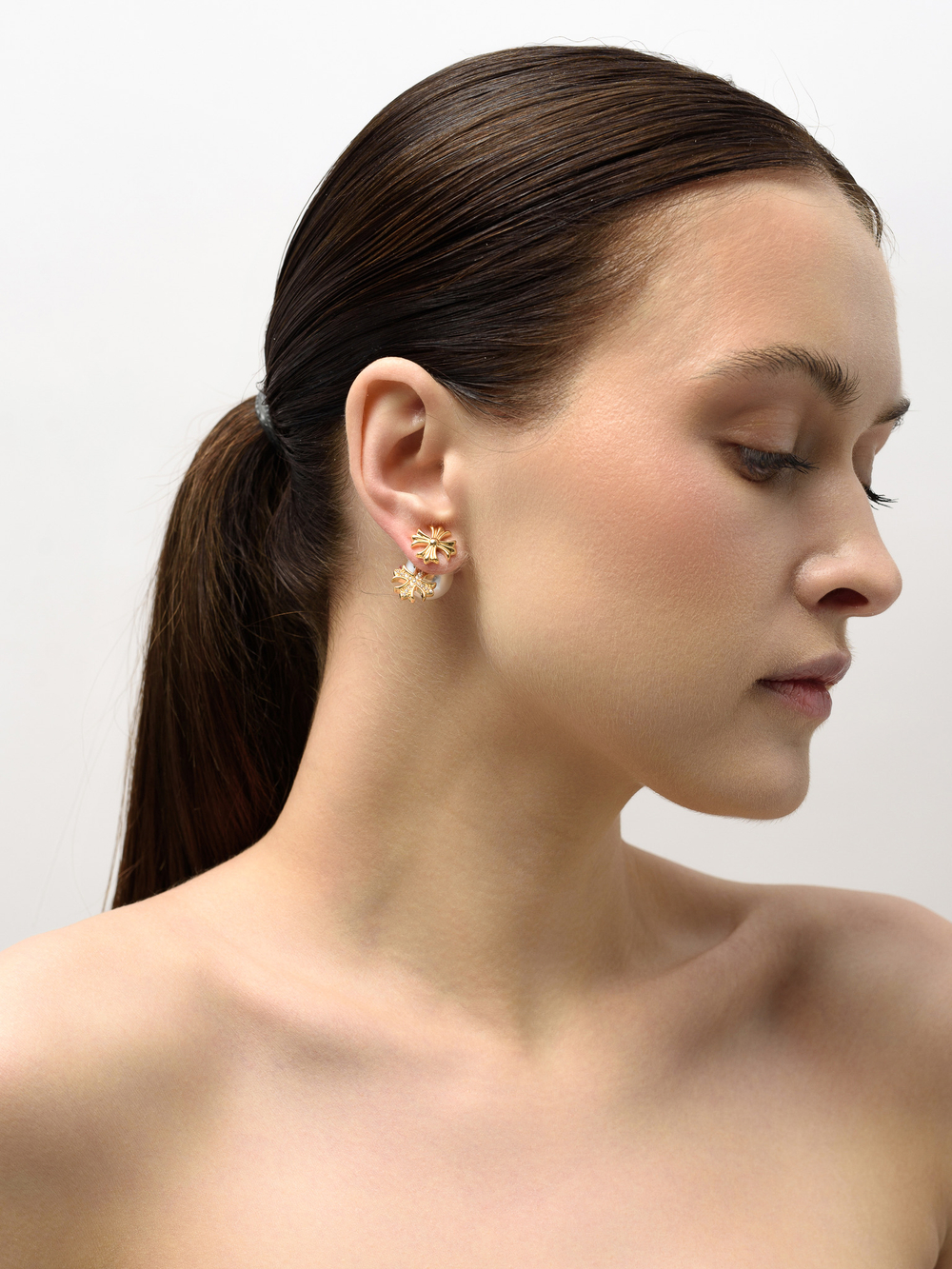 Серьги "Vintage pure" Gold