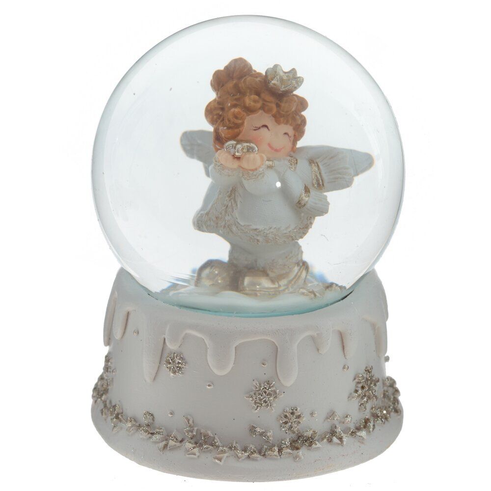 GAEM Фигурка декор в стекл шаре "Ангелочек", D 6 см, L7 W7 H8,5 см, 3в.