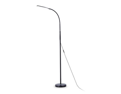 Светильник светодиодный напольный/настольный с пультом и сенсорными кнопками управления TR97706 BK черный LED 12W 3000K-6400K 250*190*1770 (ПДУ РАДИО