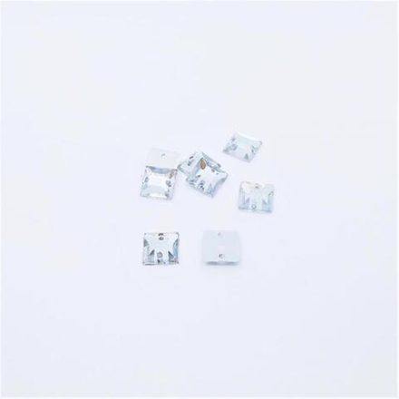 Декоративный элемент №65 "Блестящий квадрат" 7-10 мм