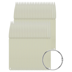 ПАЛИТРА ВЕЕР СТИЛЕТЫ НА 50 ЦВЕТОВ PET НА КОЛЬЦЕ матовый