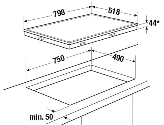 Электрическая варочная панель Kuppersbusch KE 8330.0 SR