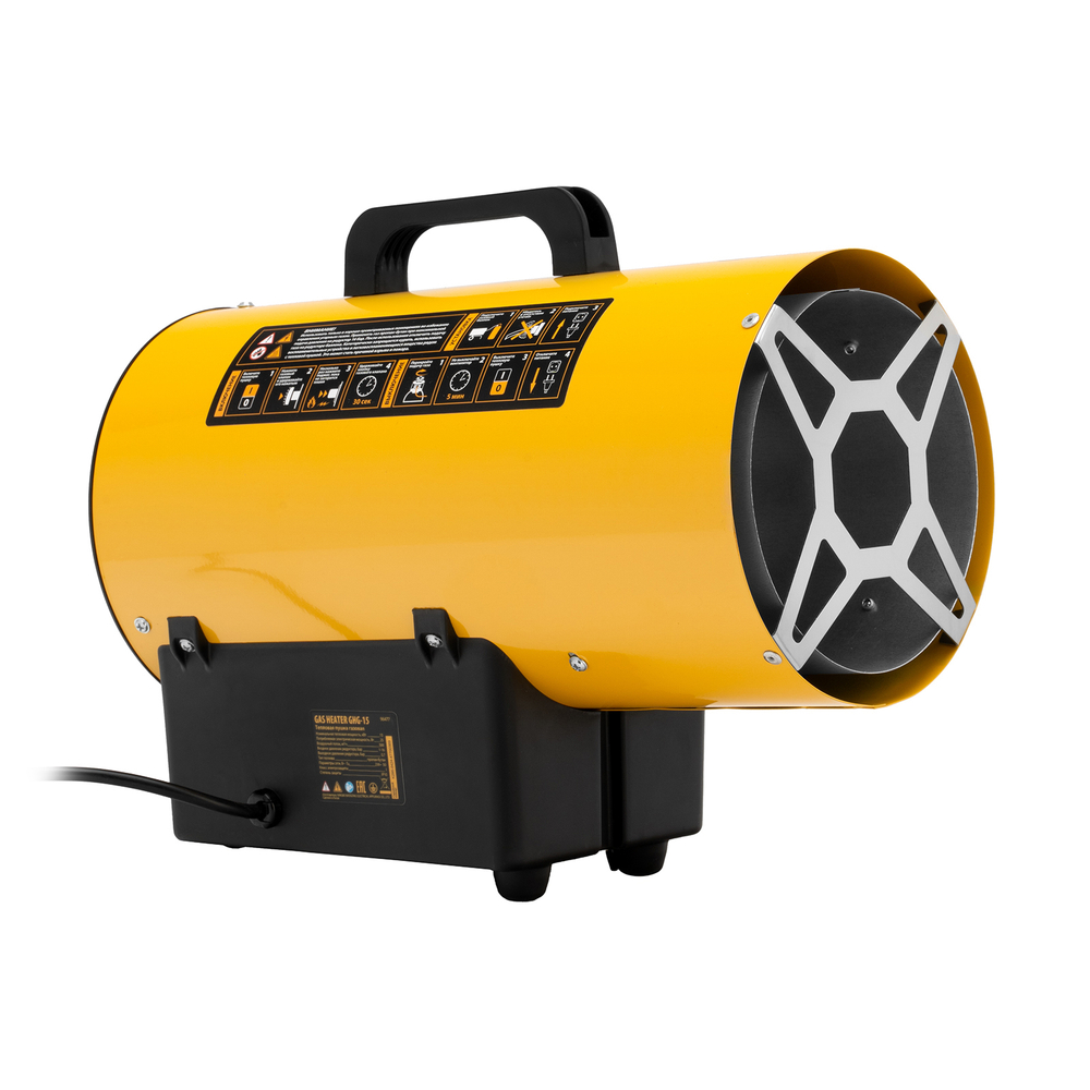 Газовая тепловая пушка GHG-15, 15 кВт, 500 м3/ч, пропан-бутан Denzel