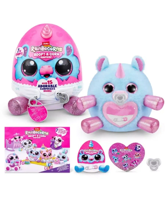 Мягкая игрушка Зуру Rainbocorn Adopt A Corn Бегемот