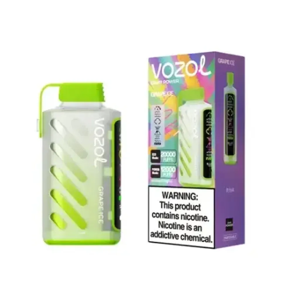 Vozol Gear Power 20000 - Grape Ice (5% nic)