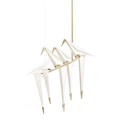 Pendant design lamp  PERCH by Moooi (5 lampshades)