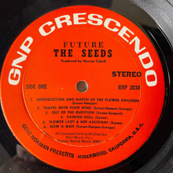 Винтажная виниловая пластинка LP The Seeds Future (США 1967)