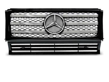 Решетка радиатора BLACK CHROME для Mercedes G W463