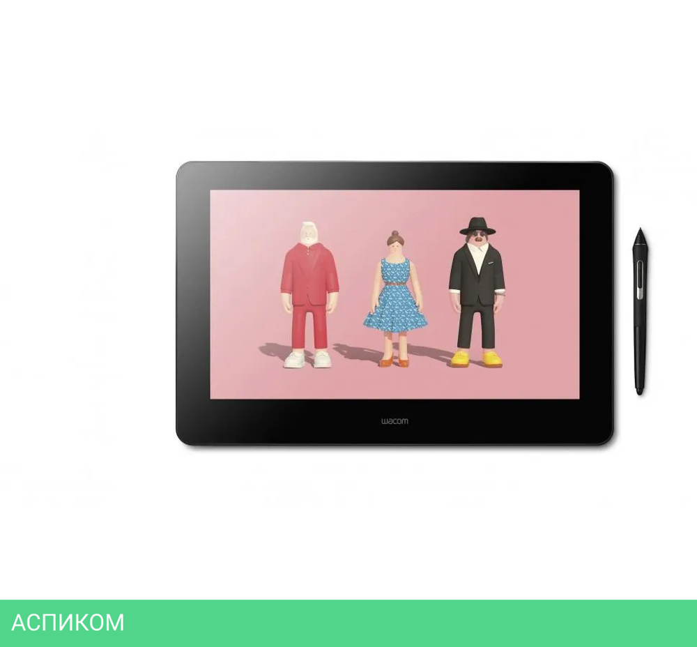 Графический планшет Wacom Cintiq Pro 16 черный (DTH167K0B)