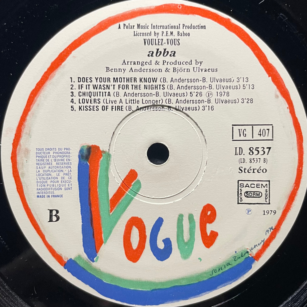ABBA ‎– Voulez-Vous (Франция 1979г.)