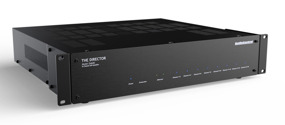 AudioControl Director Model D4600 — 16-канальный сетевой усилитель с DSP