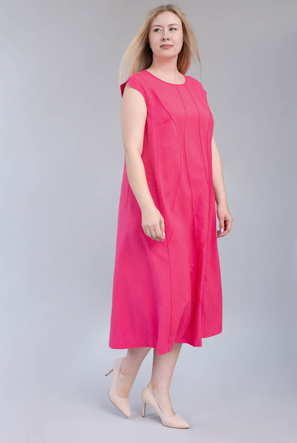 Платье женское 3687зп, Амарант #259Ам053687зп