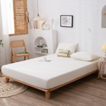 КПБ Однотонный Сатин на резинке CSR037, 2 спальный, наволочки 70-70 2 шт, простынь 160*200*35