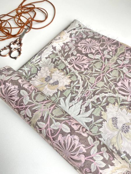 Уильям Моррис Honeysuckle #4, 100% хлопок, Handmade Fabrics 5