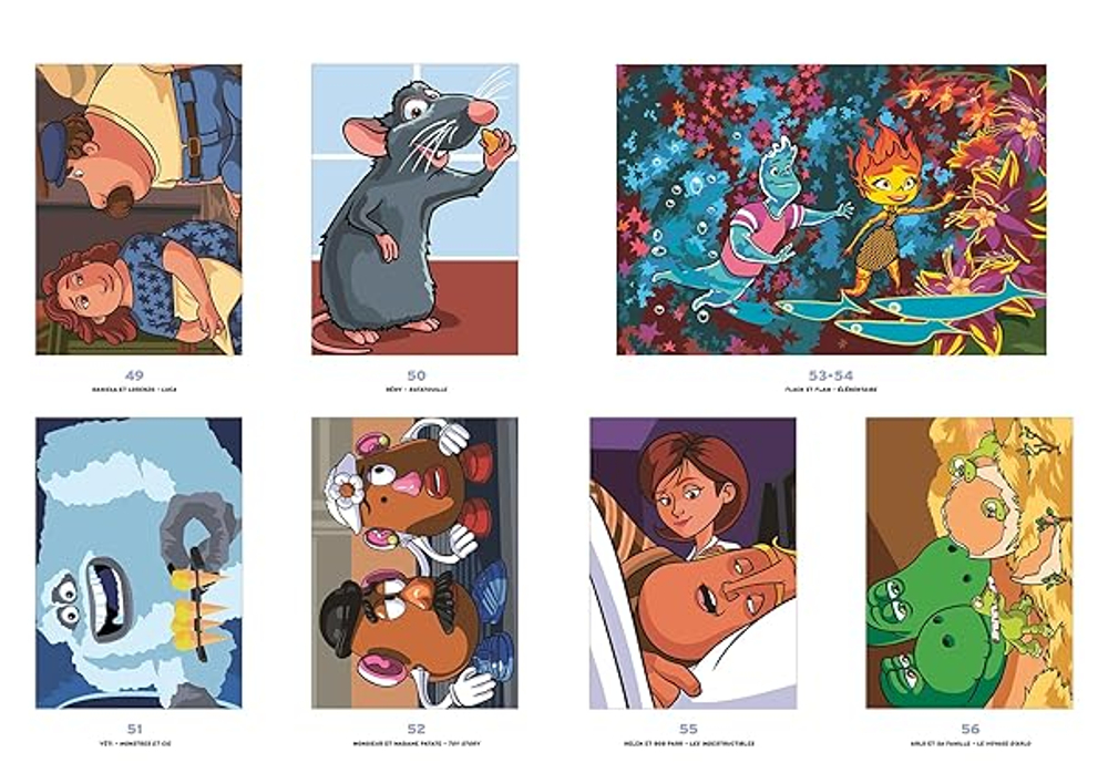 Hachette раскраска по номерам Coloriages au numéro -Раскраски Best of Pixar