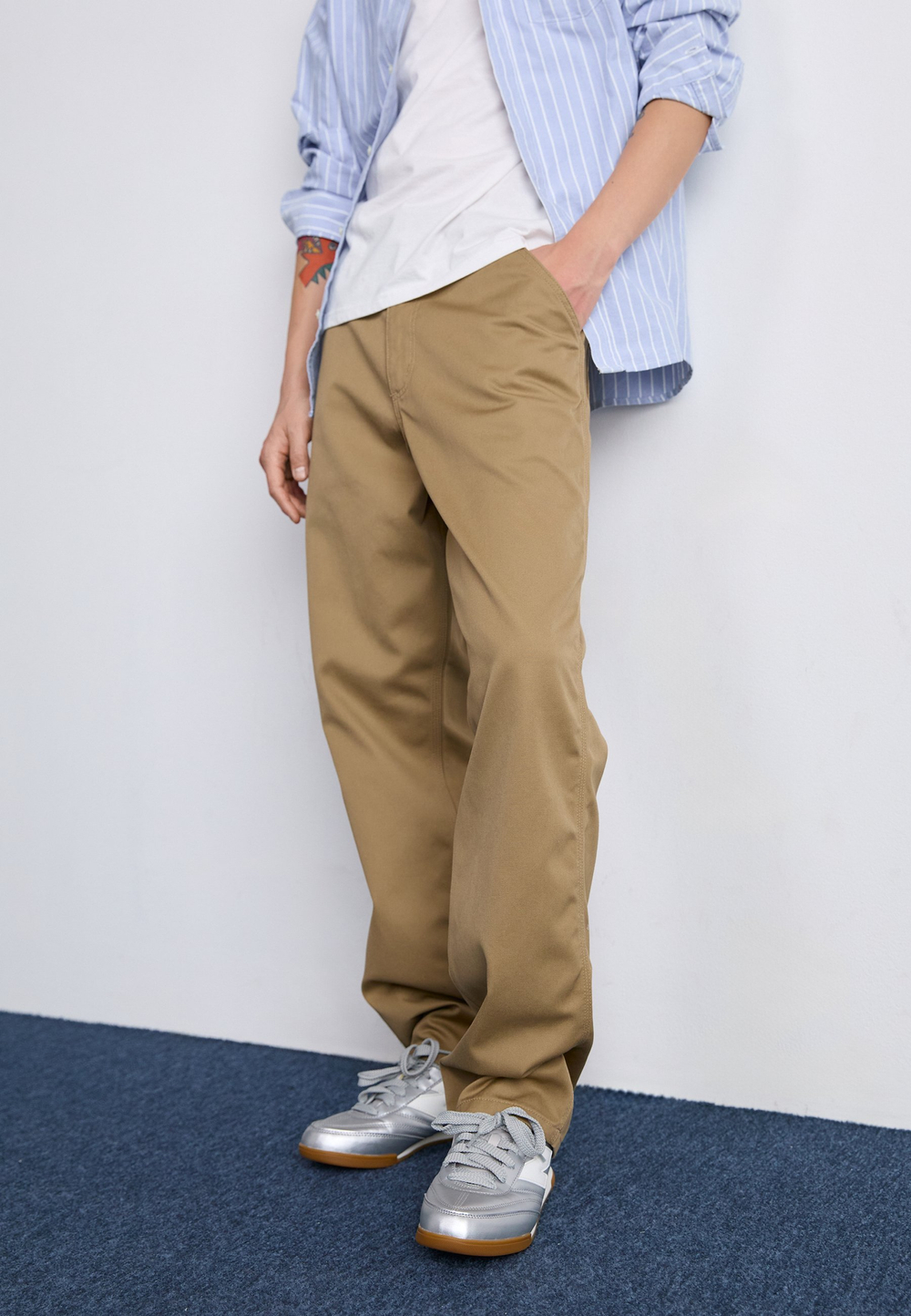 Carhartt WIP DENISON - Тканевые брюки - Зелёный