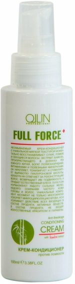OLLIN FULL FORCE Крем-кондиционер против ломкости с экстрактом бамбука 100мл