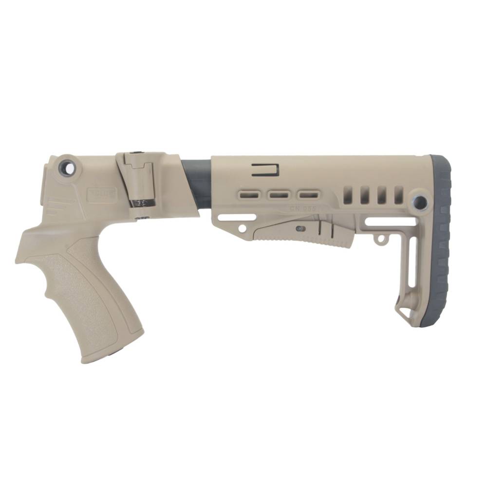 Пластиковый приклад Бекас, DLG Tactical. Черный