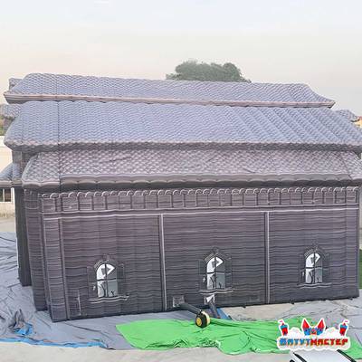 Надувной дом ужасов «Тьма», 15×15×9,8 м