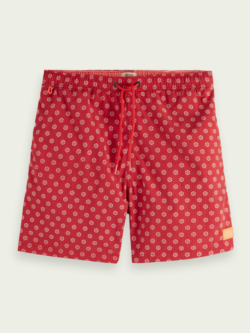 Плавательные шорты Scotch&Soda Mid length - recycled nylon mini-printed swimshort 166839/0220