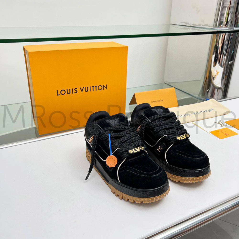 Черные кроссовки LV Trainer Maxi Louis Vuitton