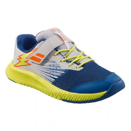 детские Кроссовки теннисные Babolat Pulsion All Court Kid - dark blue/sulphur spring