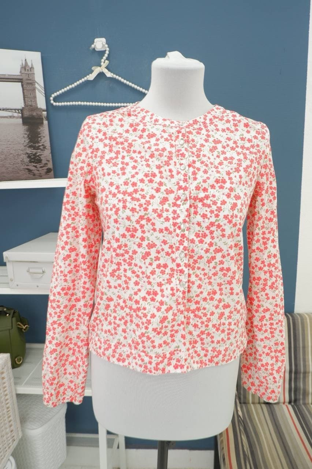 Рубашка SunnyDays с цветочным принтом 14 лет