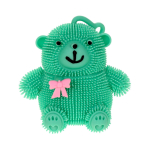 Мякиш волосатик со светом Мишка 9 см, 4 цвета, пакет с-30419