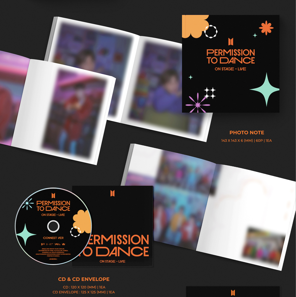 Альбом BTS - PERMISSION TO DANCE ON STAGE - LIVE (предзаказ WEVERSE SHOP)