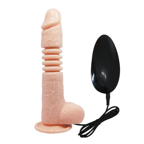 Вибратор Baile Thunder Up с вращением и толчками, 22 см