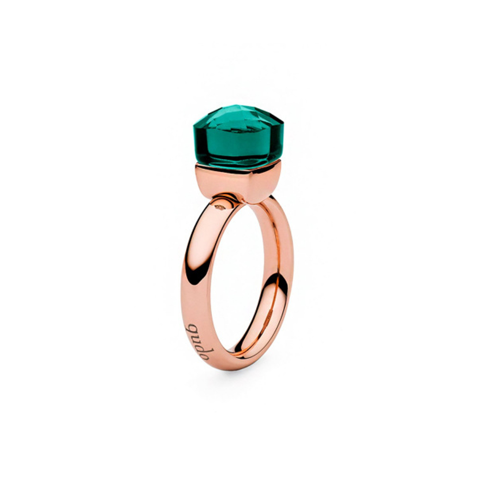 Кольцо Qudo Firenze emerald 17.2 мм 610459 G/RG