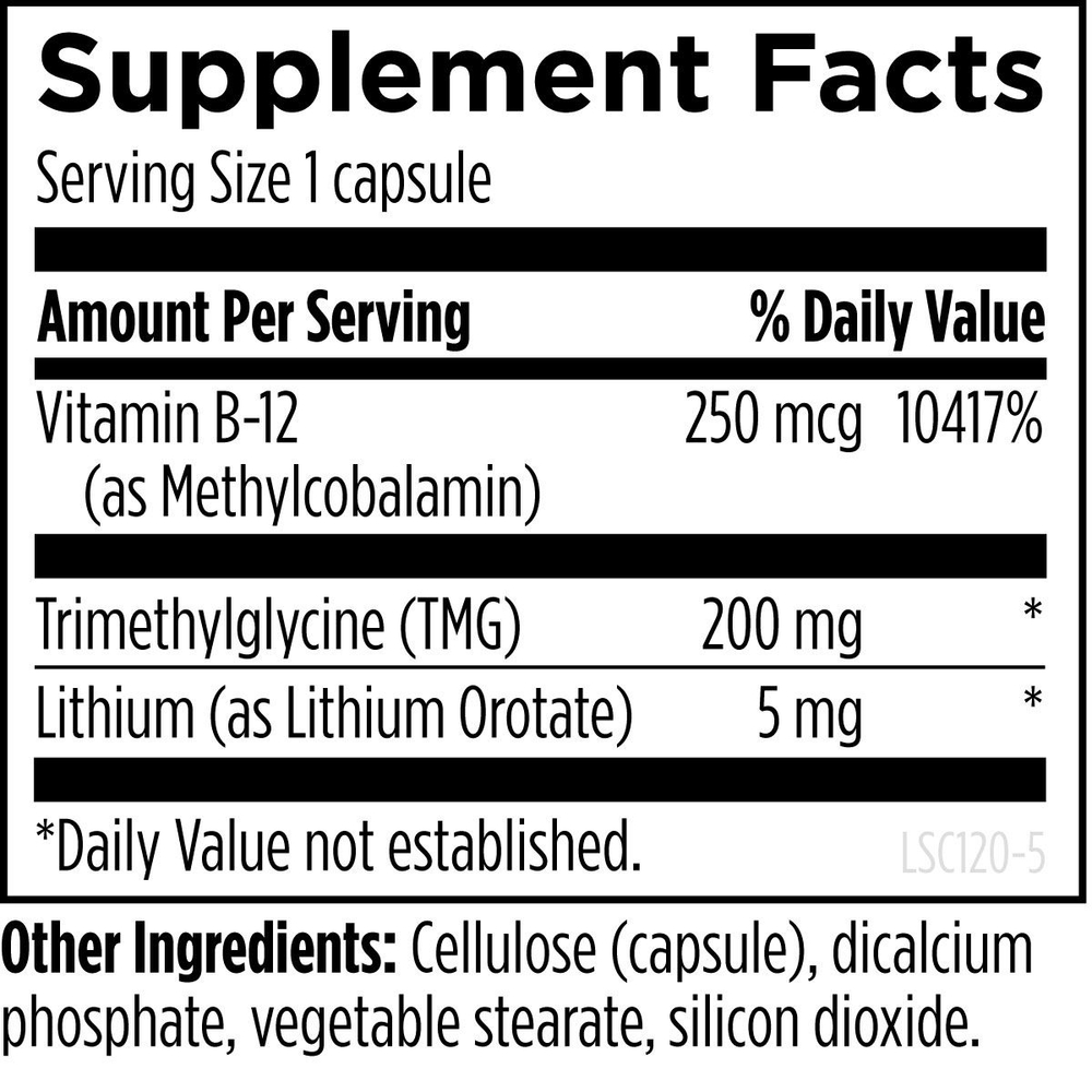 Lithium Synergy 120 капсул Designs for Health