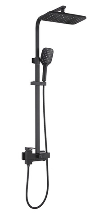 393562-C Душевая система (ЧЕРНЫЙ) ViEiR (5/1шт)