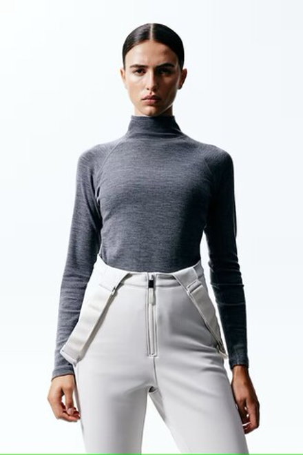 H&M Шерстяной лыжный топ, темно-серый