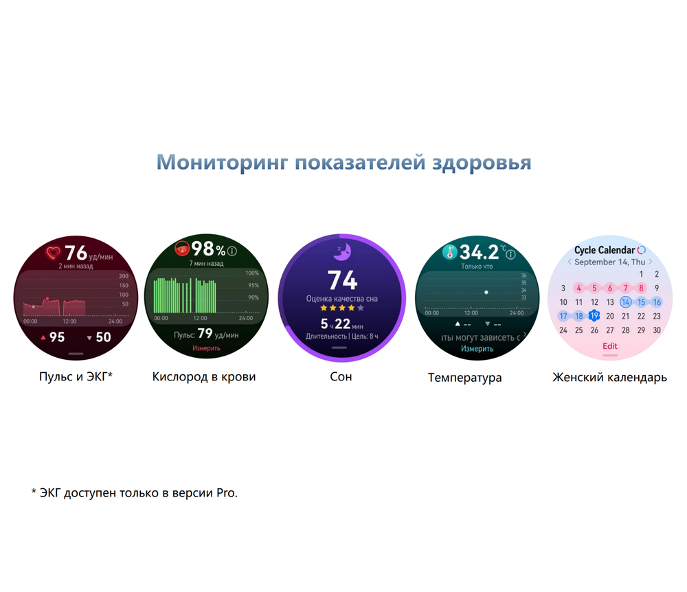 Умные часы HUAWEI Watch GT 5, (VLI-B19), Синий плетеный ремешок, (55020DGJ)