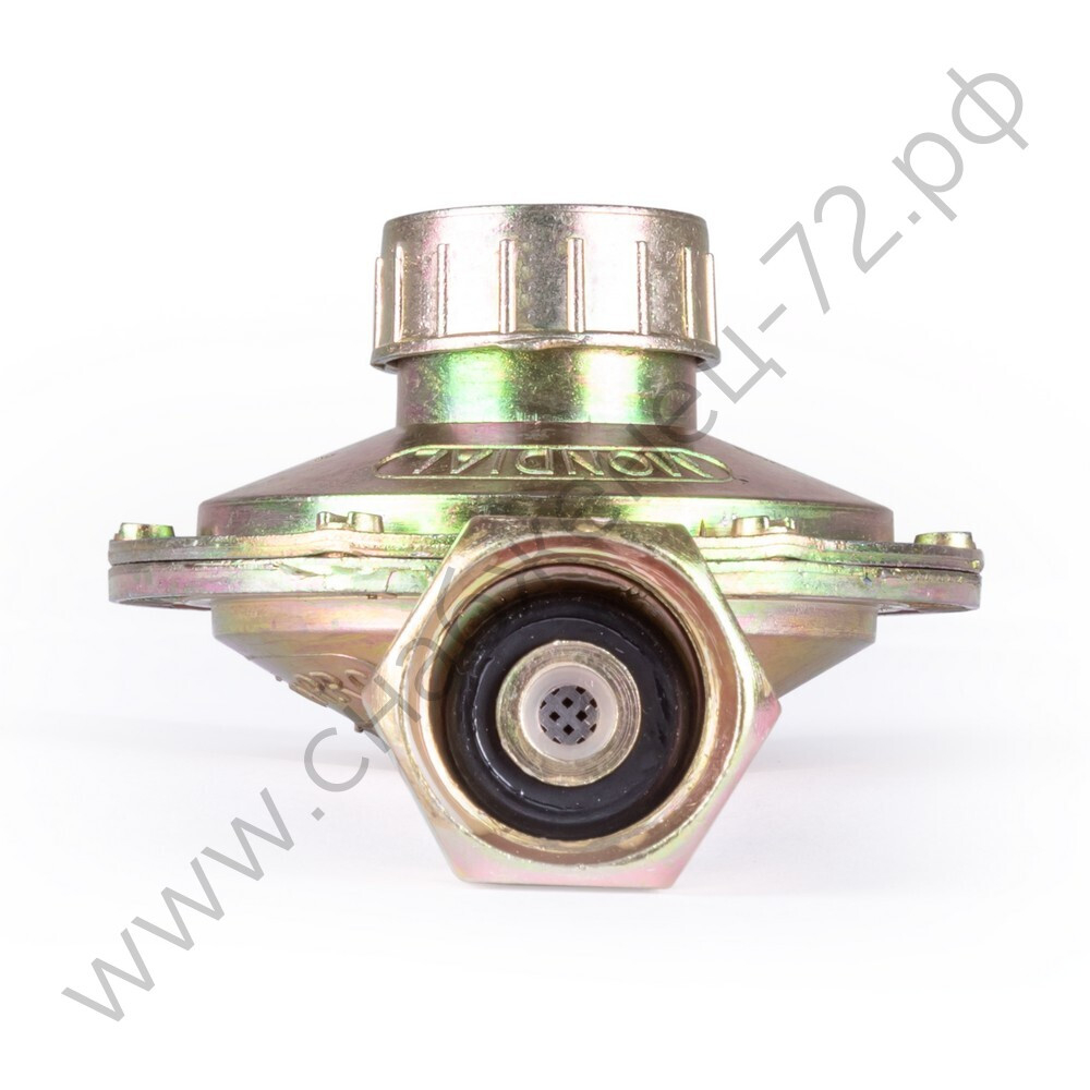 Редуктор ПРОПАНОВЫЙ тип лягушка С РЕГУЛЯТОРОМ (вх. гайка 21.8-14/1LH, вых. 9мм)