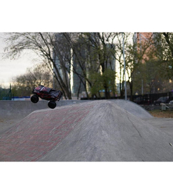 Радиоуправляемый монстр Remo Hobby MMAX PRO (синий) Li-Po 4WD 2.4G 1/10 RTR