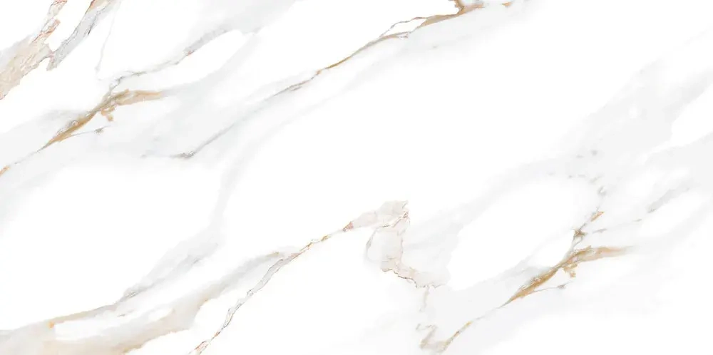 Настенная плитка ALMA Ceramica TWU09DKT004 Dakota 50x24.9 белая глянцевая под мрамор