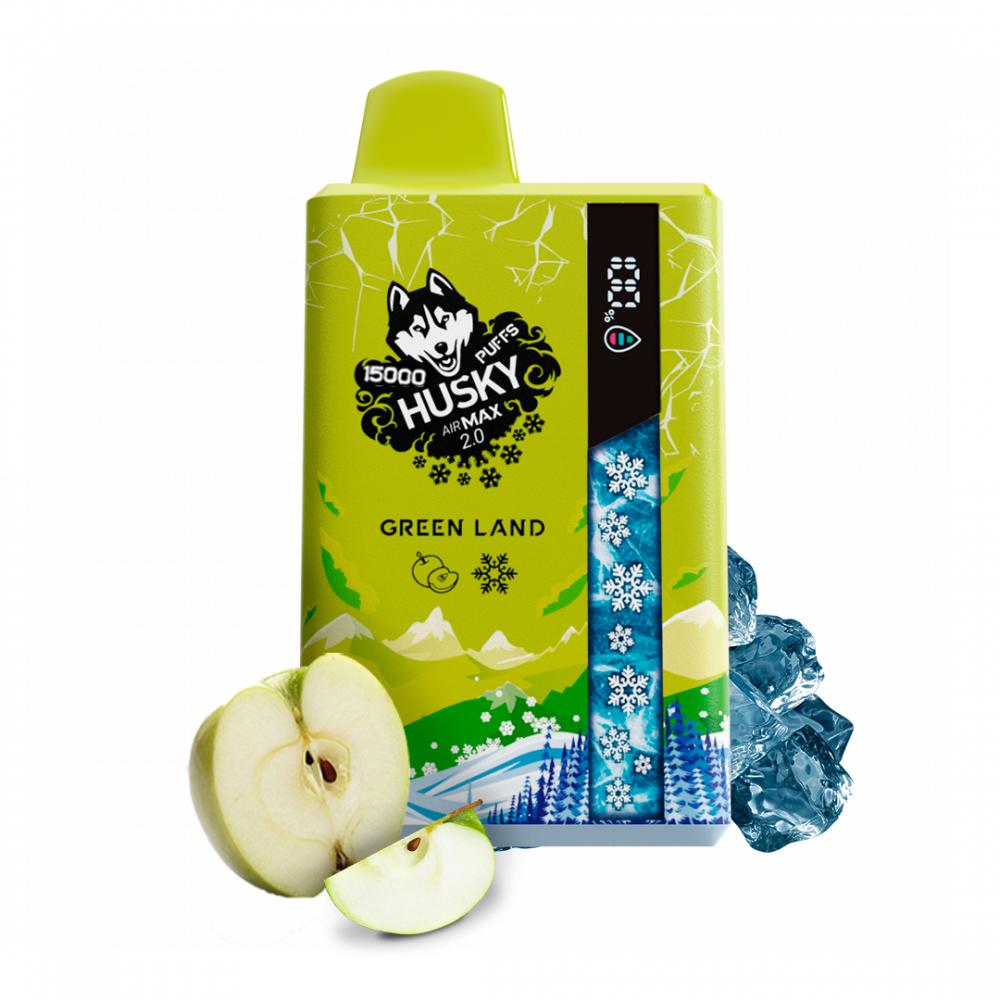 Одноразовая электронная сигарета Husky Airmax 2.0 - Green Land (15000 затяжек) Одноразовая электронная сигарета Husky Airmax 2.0 - Green Land (15000 затяжек)