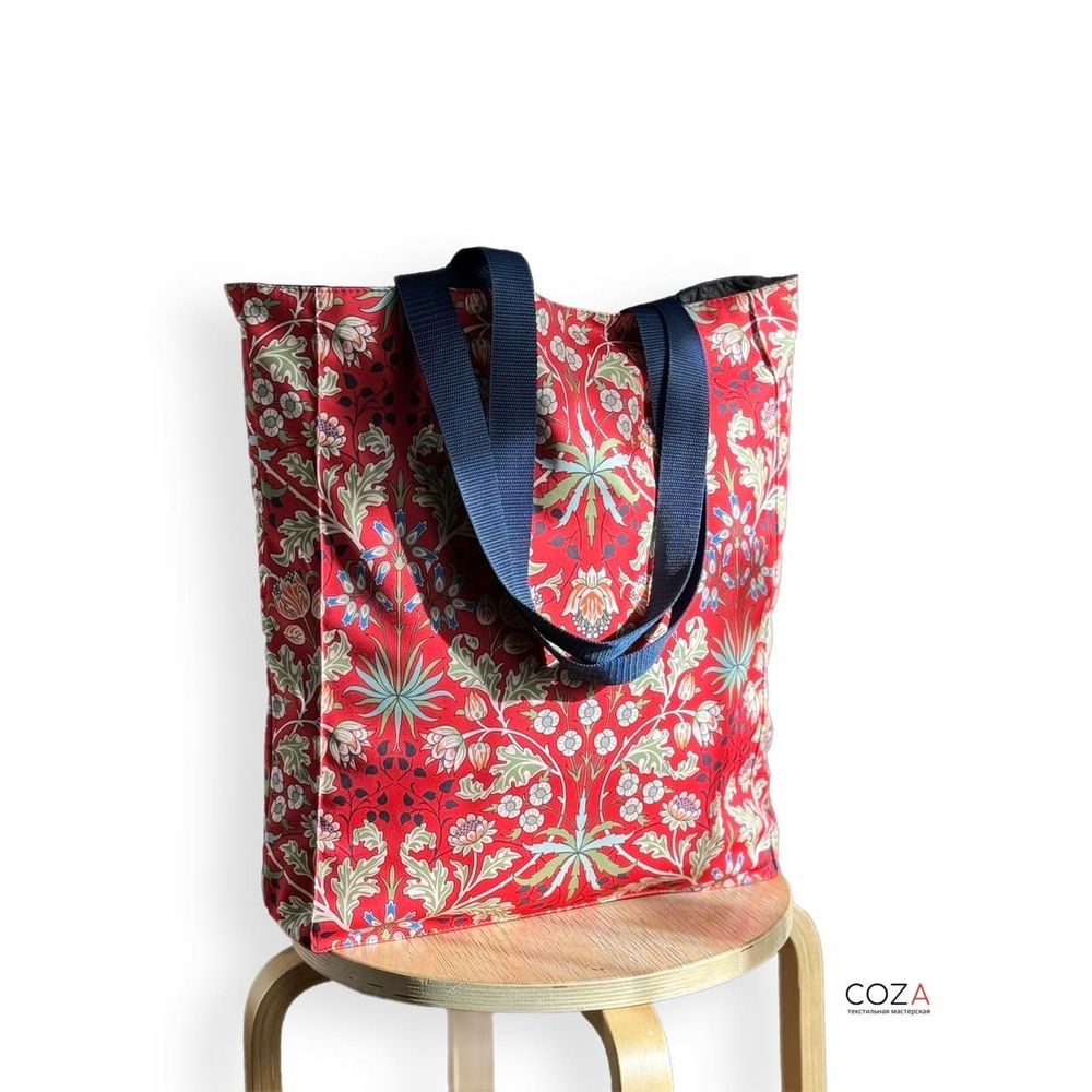 COZA, сумка-шоппер Моррис красный, 33х43х10 см