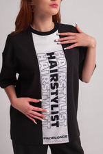 ФУТБОЛКА NUMERO 1 print Hairstylist